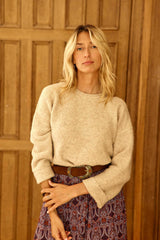 Ceinture cuir marron - Aicha