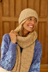 Echarpe beige - Aven