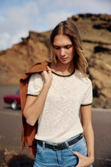 Ceinture cuir noir - Alicio