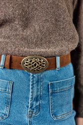 Ceinture cuir marron - Aurore