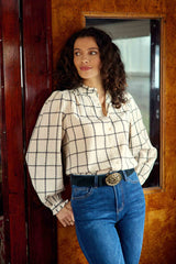 Ceinture cuir noire - Aurore