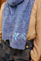 Echarpe bleue - Arey