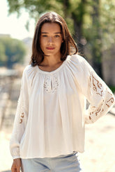 Blouse ample brodée - Bary