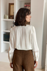 Blouse ecru - Bilena