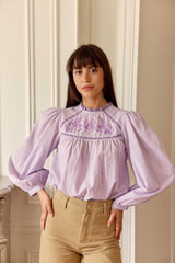 Blouse parme - Birtin