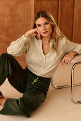 Blouse vert amande - Bowie