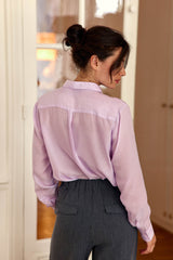 Chemisier parme - Carlita