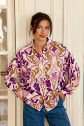 Chemisier violet - Claria