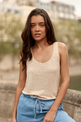 Débardeur beige - Diane