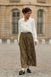 Jupe midi cachemire - Julisa