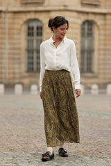 Jupe midi cachemire - Julisa