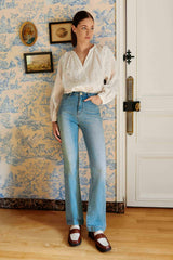 Jeans flare stone clair - Lancelot