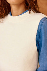 Pull écru - Manda
