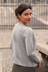 Twin set gris chiné - Mandel