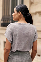 T-shirt gris - Marcelina