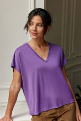 T-shirt violet - Marcellina
