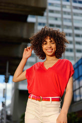 T-Shirt rouge - Marcellina