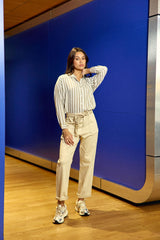 Pantalon droit beige - Marisol