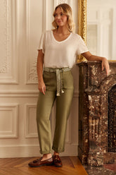 Pantalon droit kaki - Marisol