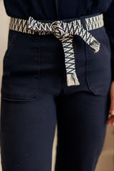 Pantalon droit marine - Marisol