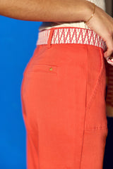 Pantalon droit orange - Marisol