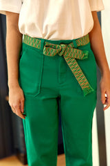 Pantalon droit vert - Marisol