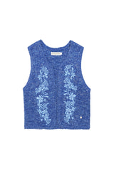 Gilet bleu - Meline