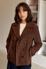 Manteau carreaux - Natalia