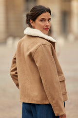 Manteau camel - Nattie