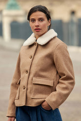 Manteau camel - Nattie