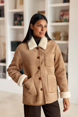 Manteau camel - Nita