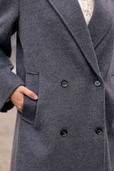 Manteau long gris - Nour