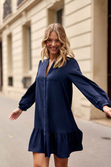 Robe courte marine - Robbie