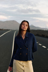 Veste croisée marine - Verly