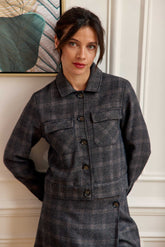 Veste à carreaux - Virgin