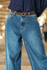 Ceinture en cuir python - Aglae