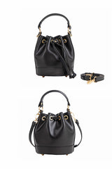 Sac en cuir noir - Aimmy