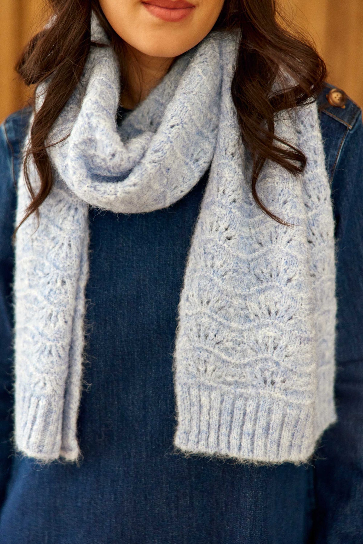 Echarpe bleu ciel - Aven