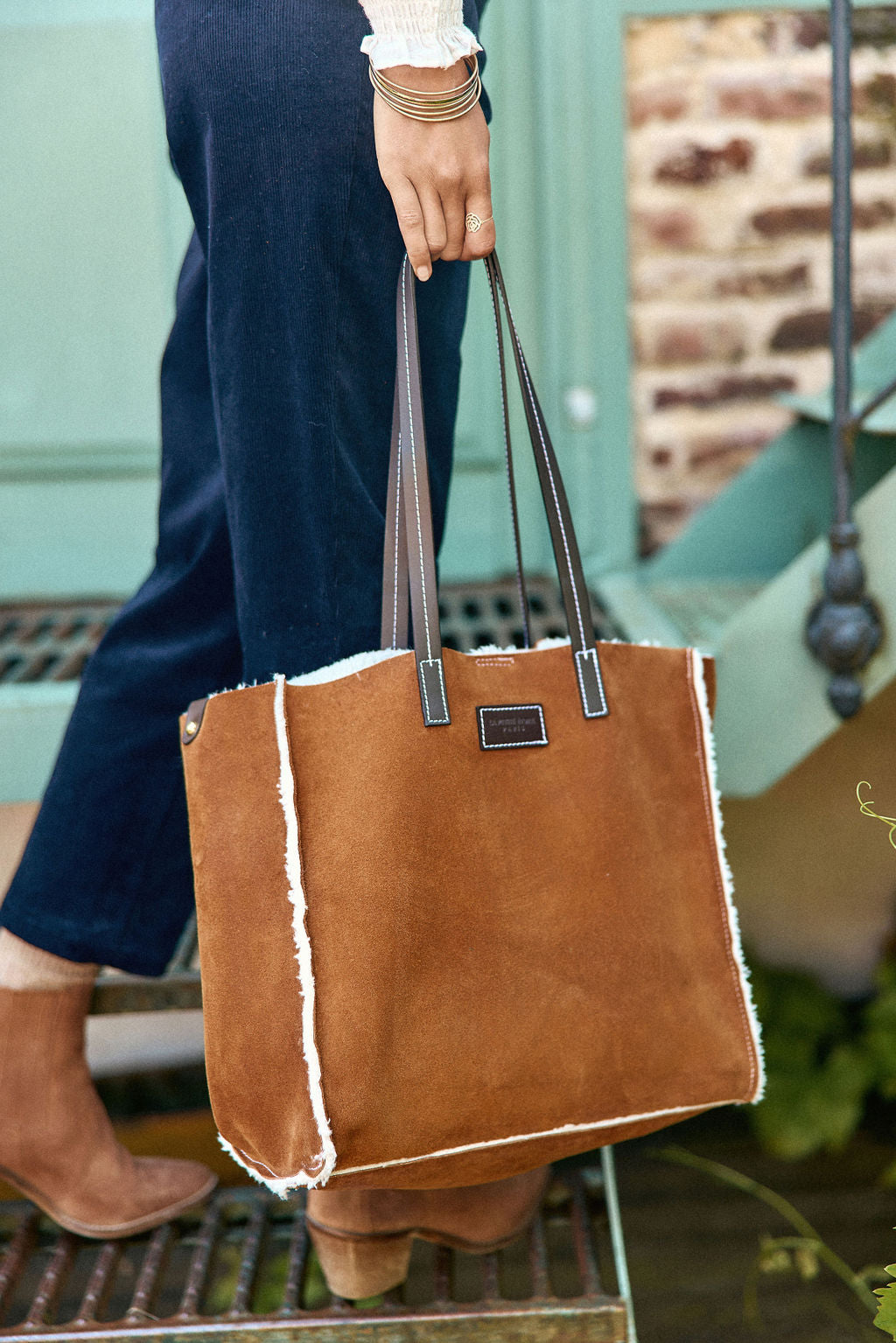 Sac cabas en cuir camel - Aldo