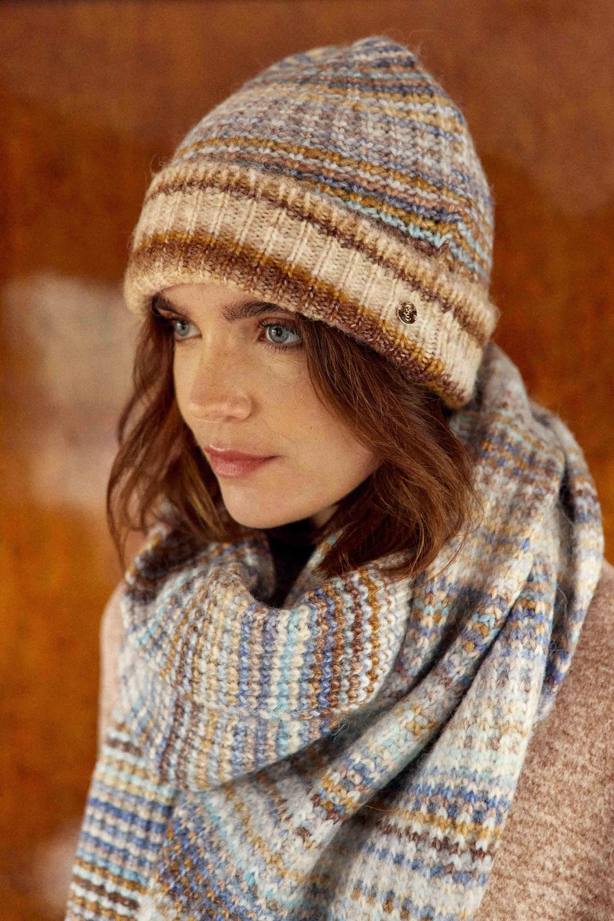 Bonnet camel/ciel - Alea