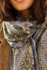 Echarpe bleue - Anouk