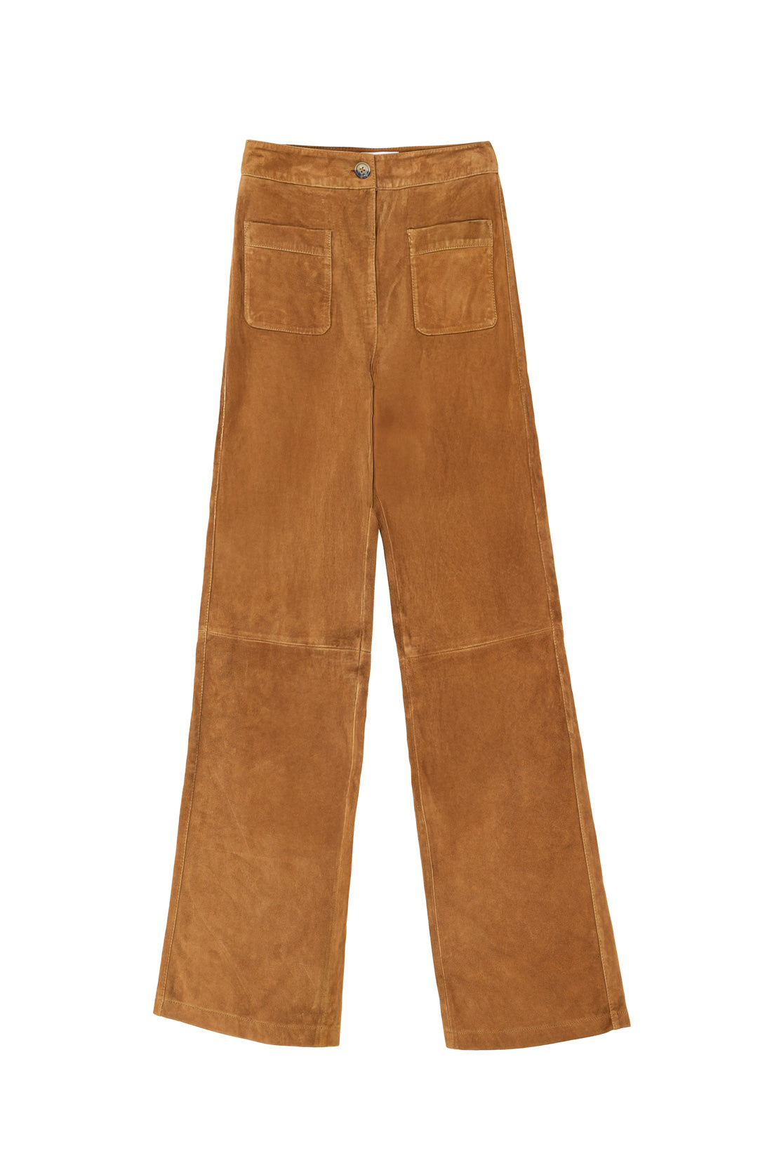 Pantalon en cuir camel - Atlanty