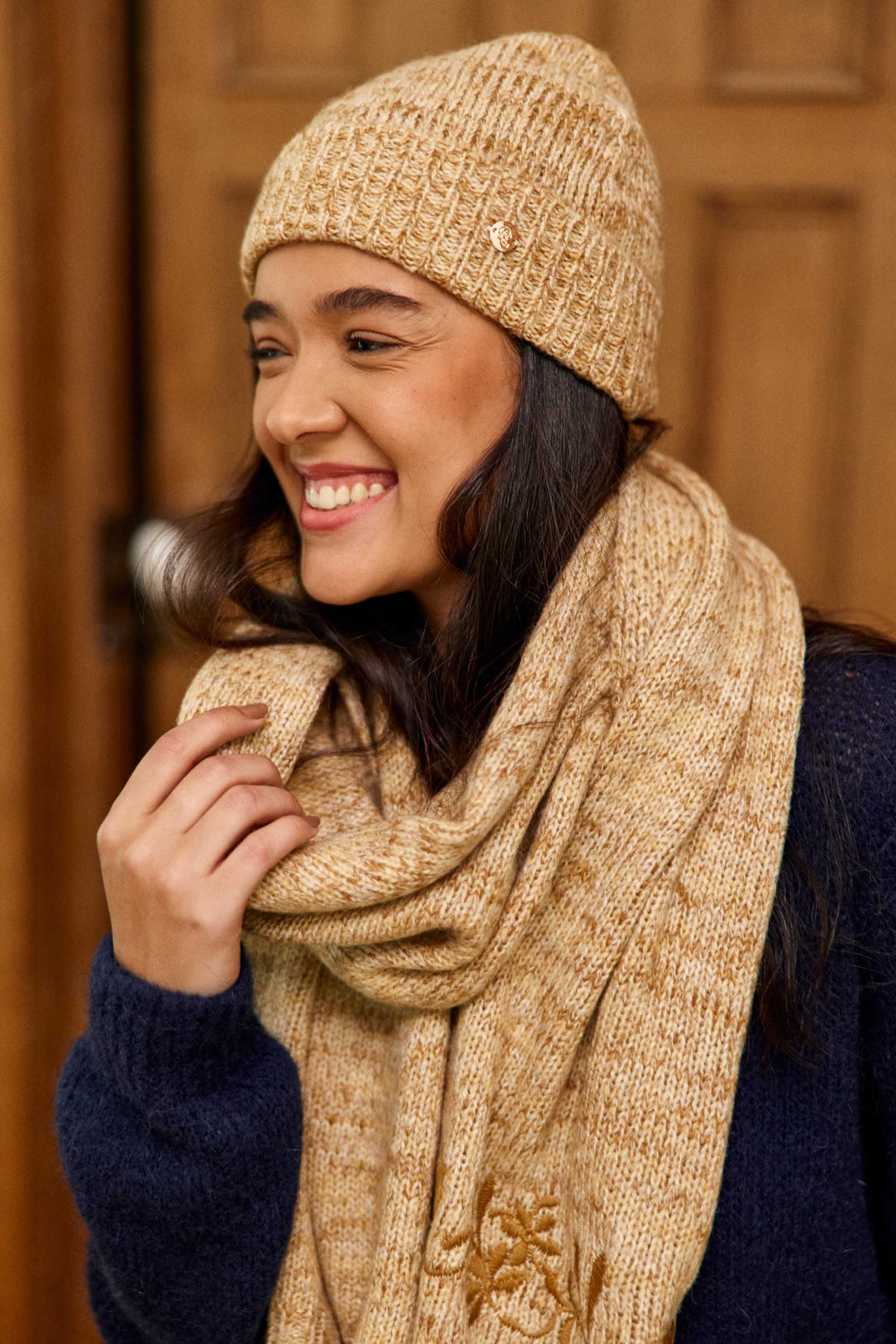 Echarpe beige - Arey