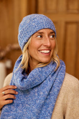 Echarpe bleue - Arey