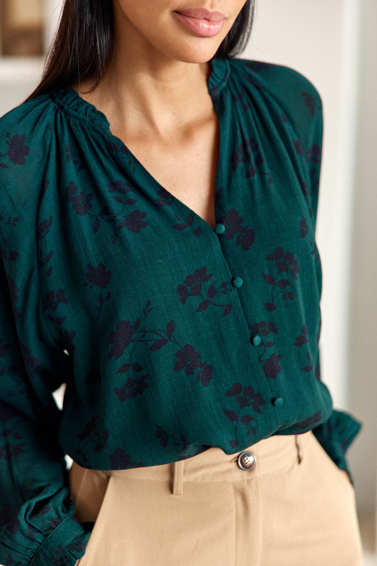 Blouse fleurs - Beilo