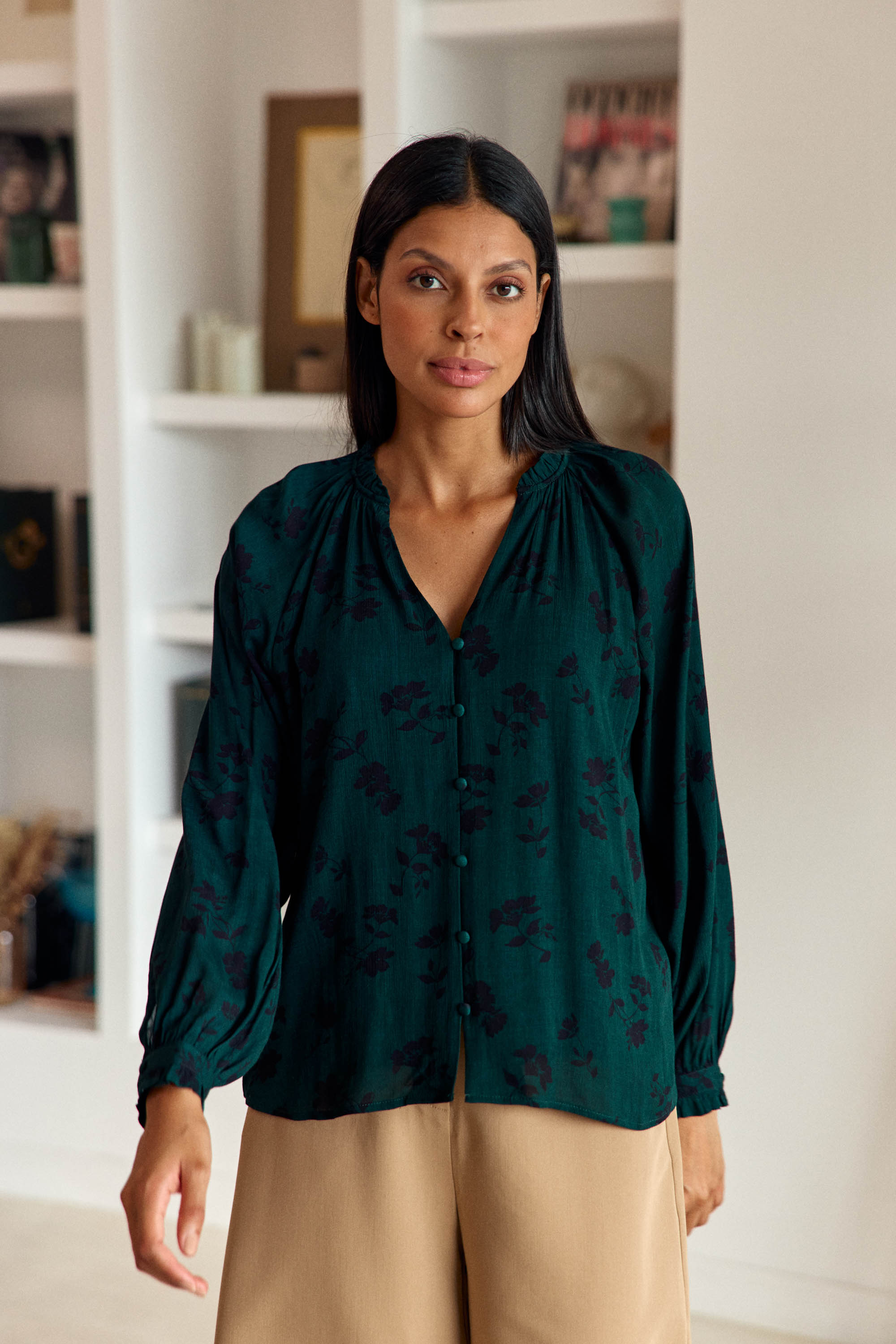 Blouse fleurs - Beilo