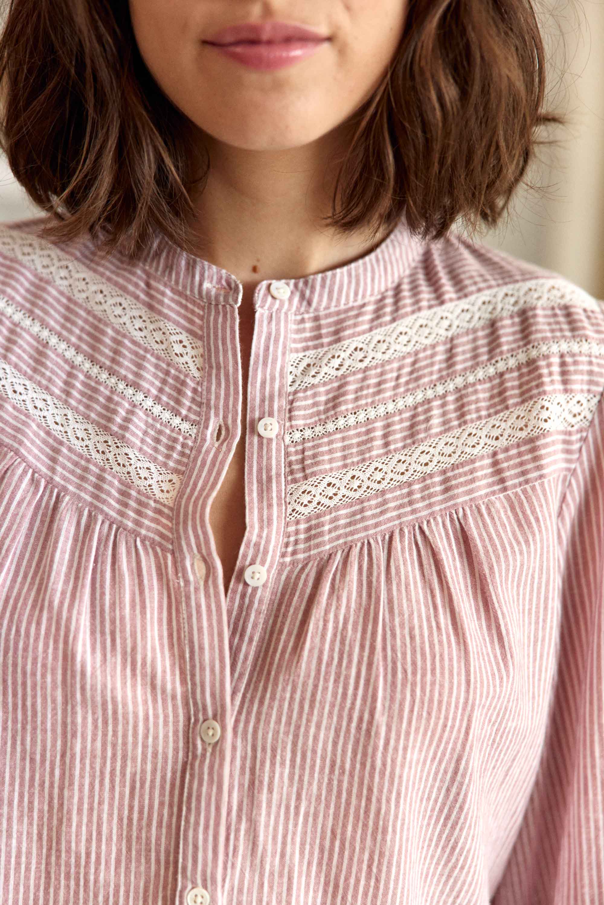 Blouse bordeaux - Bene