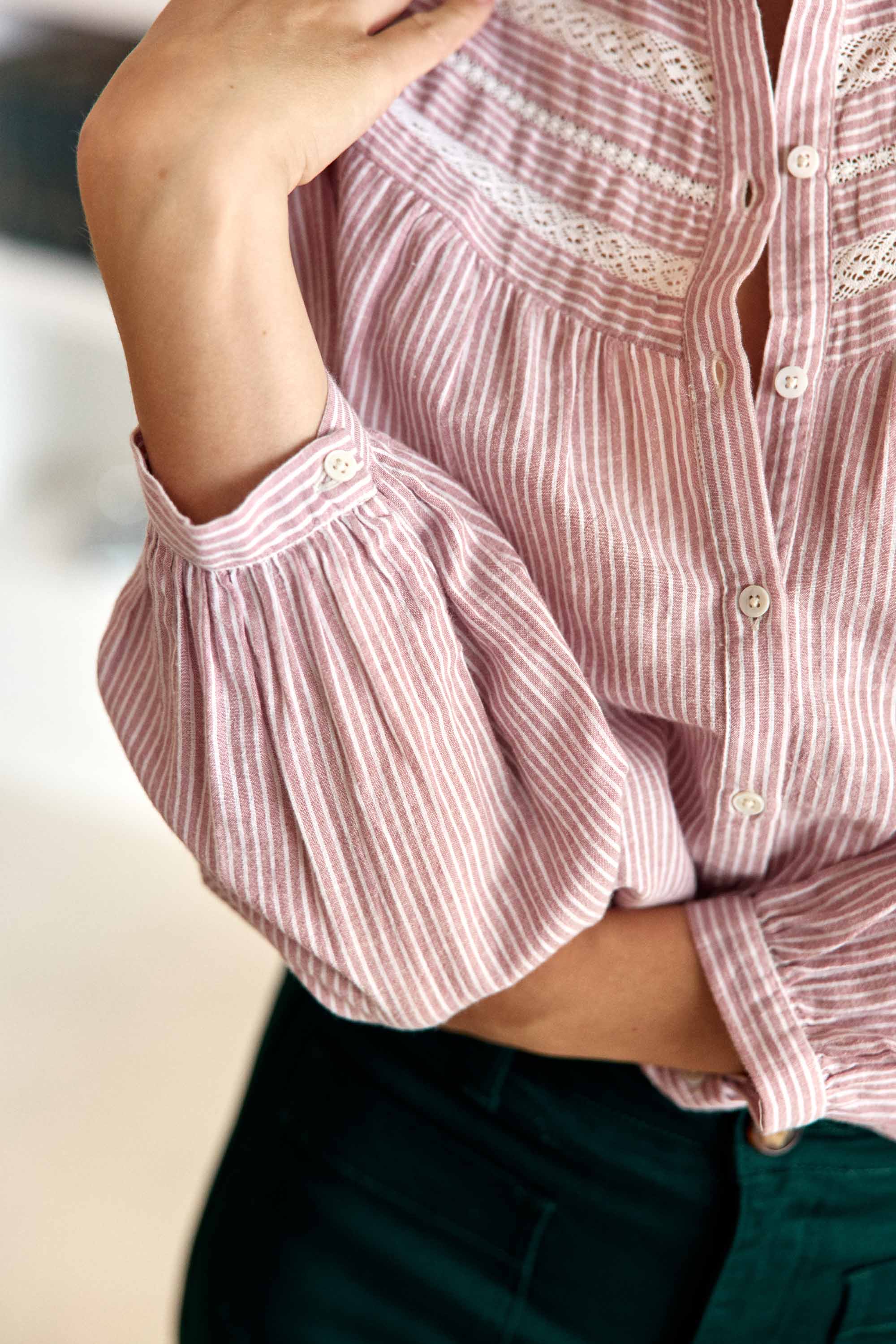 Blouse bordeaux - Bene