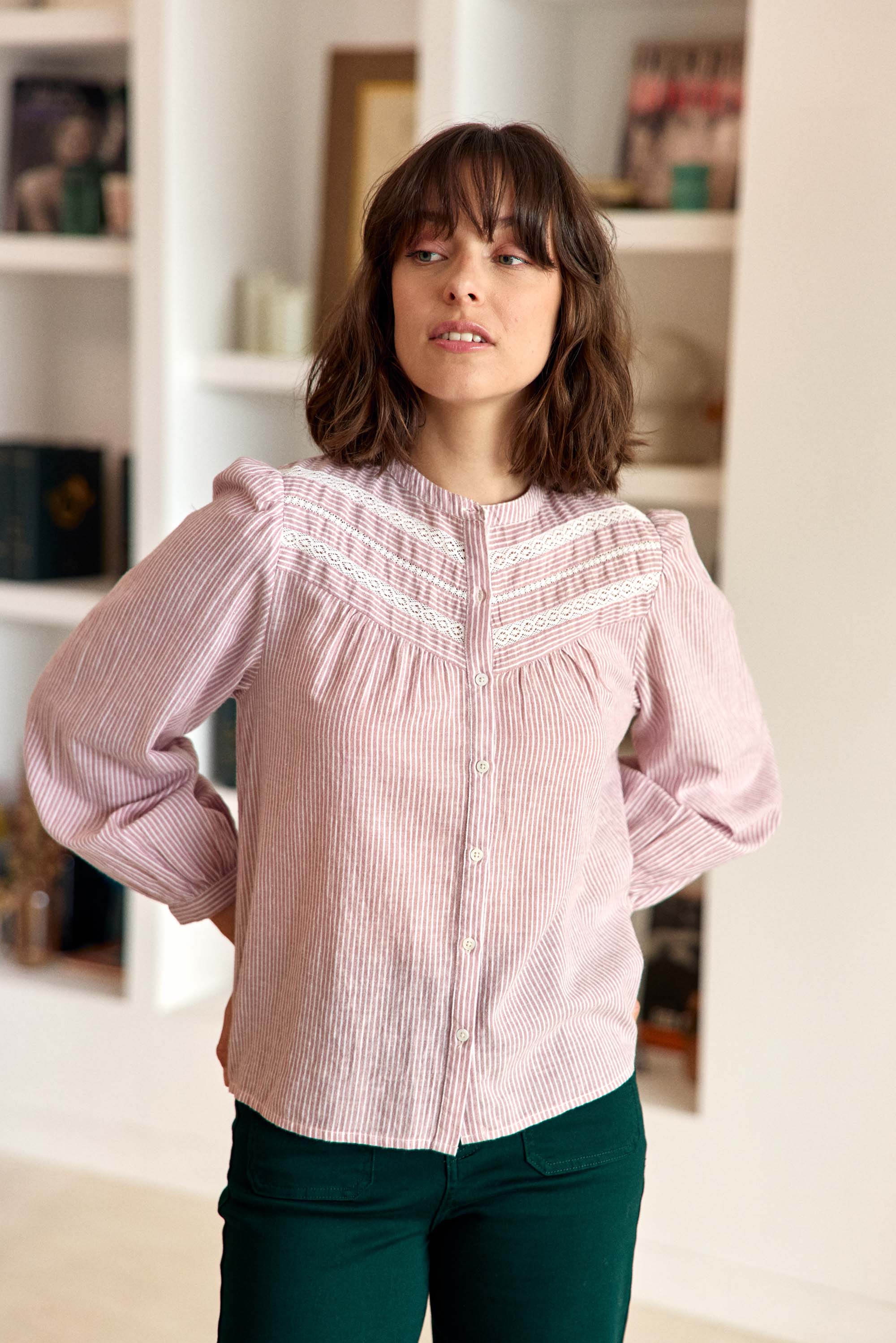 Blouse bordeaux - Bene