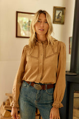 Blouse beige - Beriza